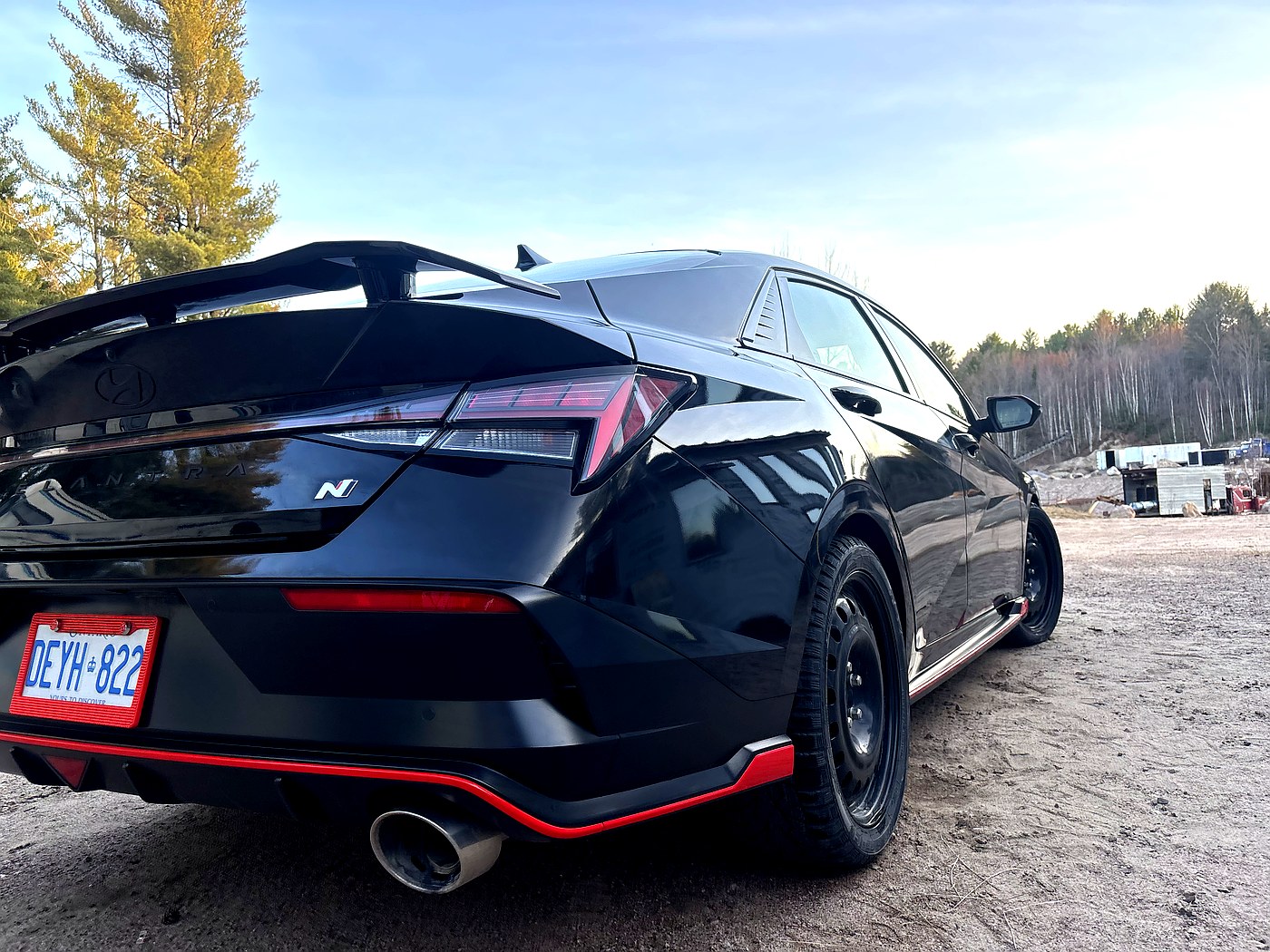 Mobile car detailing North Bay — Hyundai Elantra N exterior detail by Shine & Shine