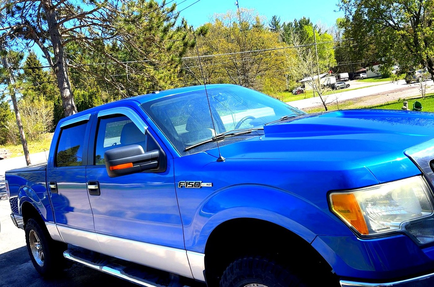 Blue Ford F-150 exterior detail North Bay — Shine & Shine