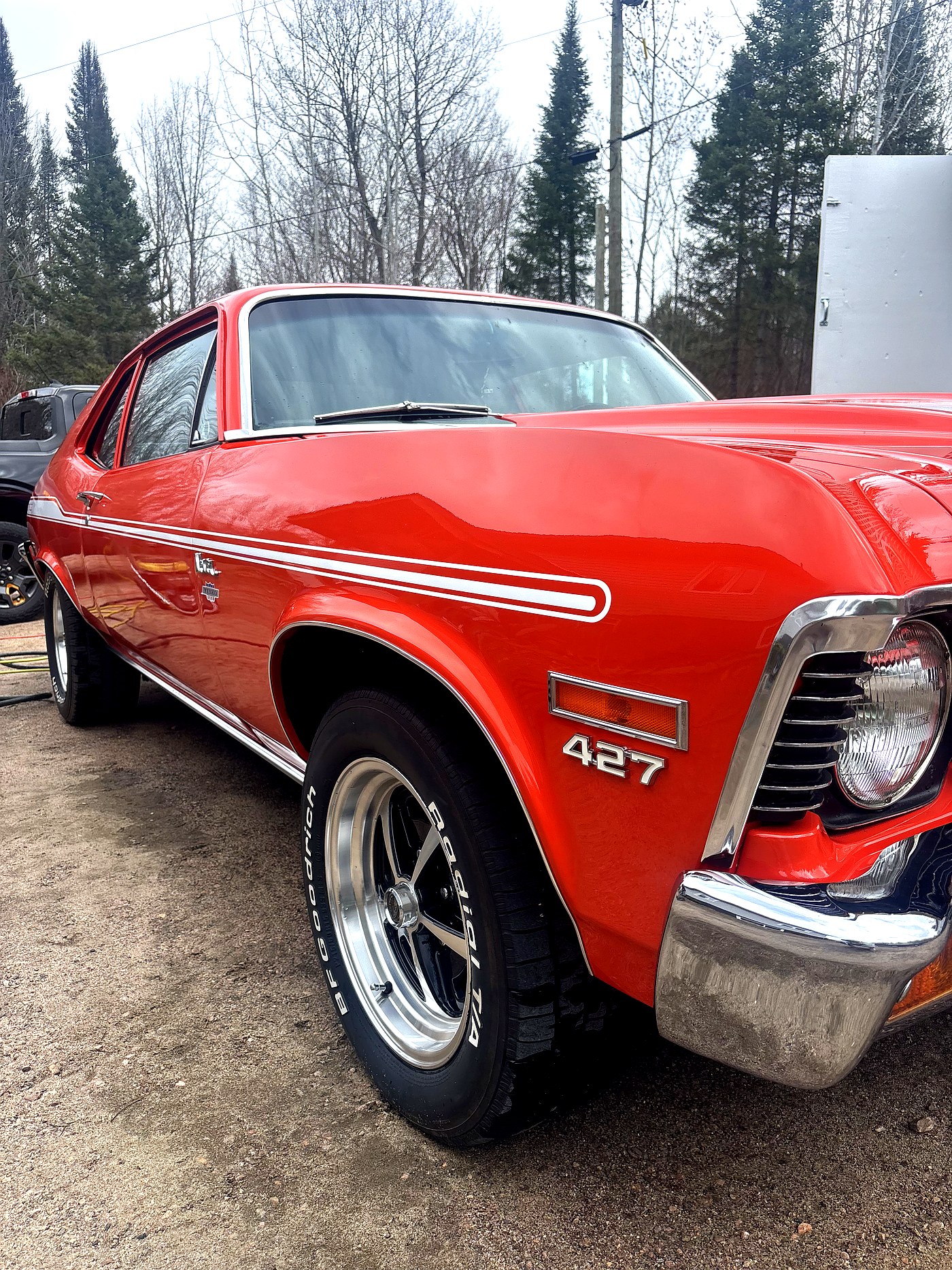 1972 Chevy Nova Yenko 427 exterior detail North Bay — Shine & Shine