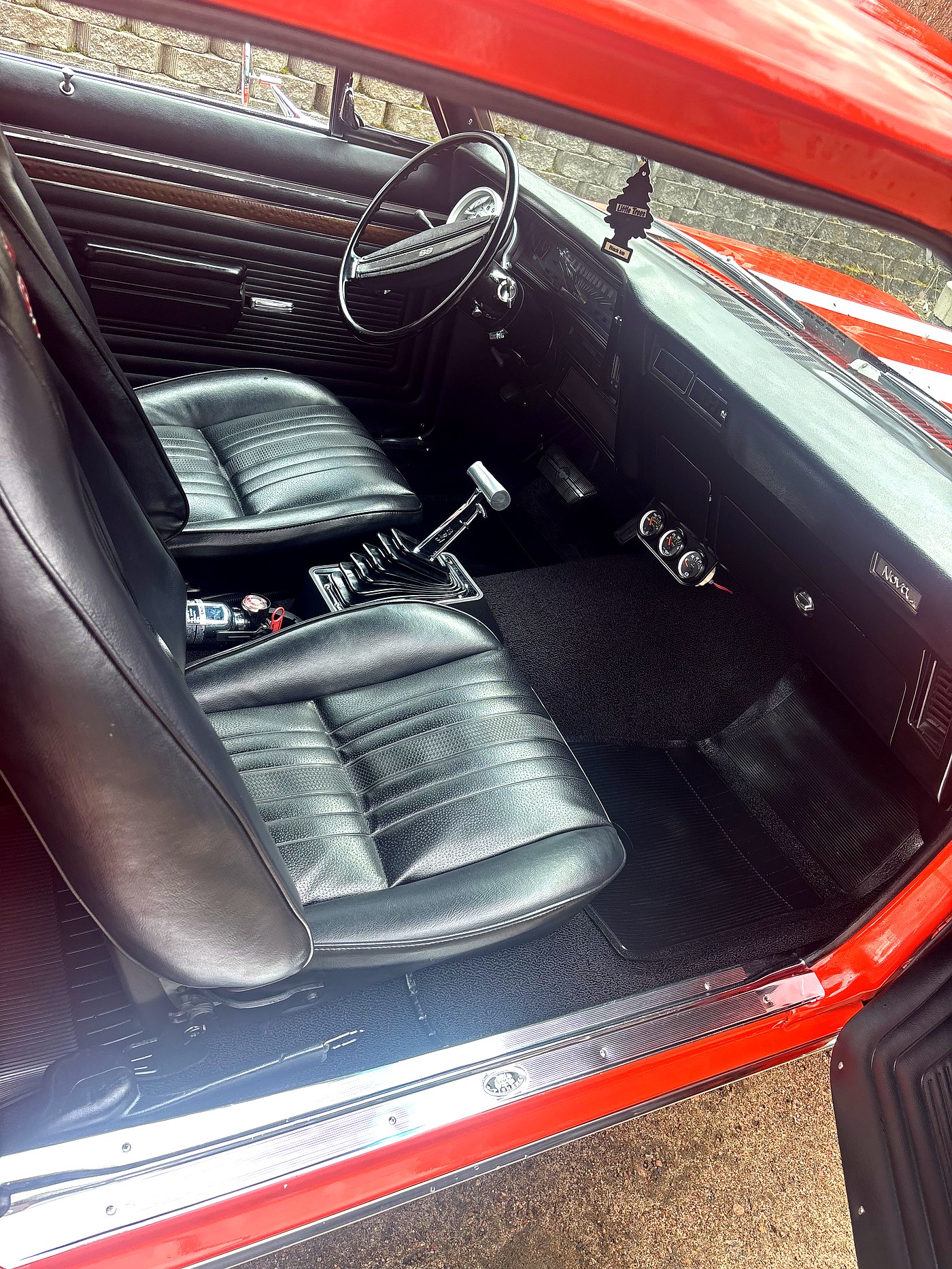 1972 Chevy Nova interior detail North Bay — Shine & Shine