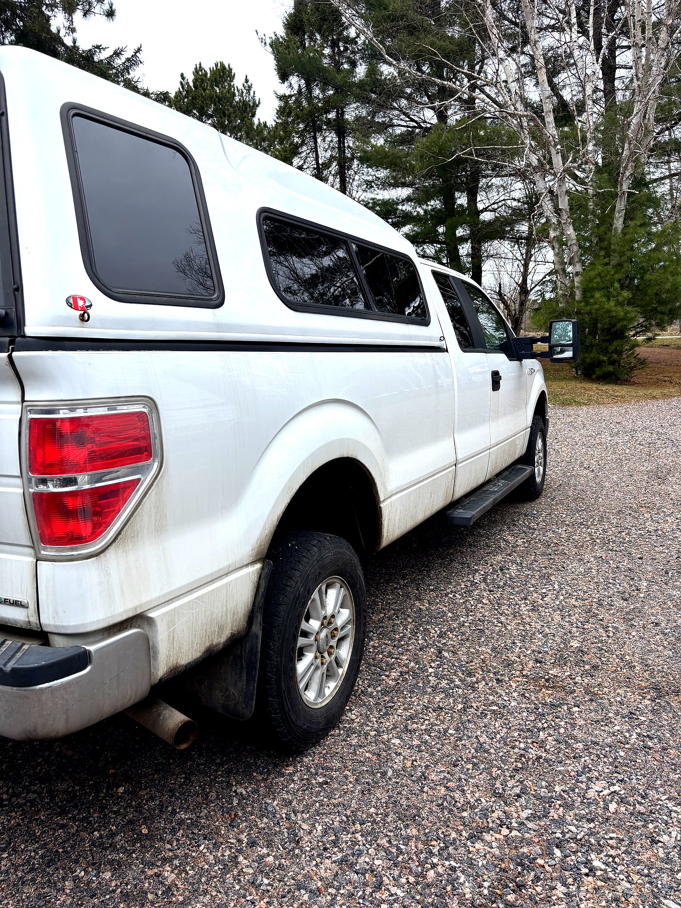 Before truck exterior detailing North Bay — dirty Ford F-150